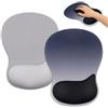 Tbintul Tappetino Mouse, 2 PCS Tappetino per Mouse con Comodo Supporto, Gaming Mousepad Ergonomico, per Computer, PC e Laptop - 26 * 19.3 * 2.5 cm