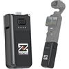 ZGCINE PK-H01 - Impugnatura a batteria per fotocamera Pocket 3, 17 W, ricarica rapida con display LCD, batteria da 3200 mAh, ricarica rapida USB-C PD e trasferimento dati, per Pocket 3 Battery Handle