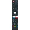 VINABTY Telecomando vocale sostituito Adatto per Kunft Saba TV SA42S78A11 SA43K77A11 SA32S78GTV SA55K78A11 K8447H43U SA55K77A11 SA24S78GTV SA43K78A11 SA50K77A11 SA40S78GTV