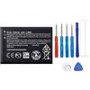 Swark BV-6A - Batteria compatibile con Nokia 8110 4G 2017 Nokia Banana 2060 3060 5250 C5-03 con strumenti