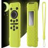 Hi Color Custodia in silicone per telecomando Samsung BN59-01432A 2023 TM 2360E Samsung Smart TV, pannello solare Samsung, custodia con cordino (verde acceso)