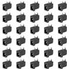 PATIKIL 5.5x2.5mm CC Alimentazione Connettore 30 Pacco 3 Pin PCB Montaggio Femmina Spina Jack