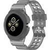 SenMore Cinturino per Google Pixel Watch/Google Pixel Watch 2, Regolabile Morbido TPU Cinturino di Sportiva Ricambio per Google Pixel Watch.
