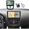 Inefala 4G+64G Autoradio Android 15 per Peugeot 207 2006-2010, 9 Touchscreen Wireless CarPlay, Android Auto, GPS, WiFi, RDS/FM, MIC, Retrocamera