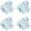 WENGU TTC Interruttore silenzioso bianco bluastro a 3 pin tattile silenzioso per tastiera meccanica mute 42g placcato primavera interruttori silenziosi tastiera meccanica