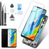 RongZy Schermo LCD per Huawei P30 Lite Display Sostituzione per P30 Lite MAR-L01A MAR-L21A MAR-LX1A Digitizer Assembly Vetro di Ricambio Touch Screen con Strumenti(Solo per 48MP, Nero con Cornice)