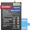MOBILEX® Batteria HB486486ECW per Huawei Mate 20 Pro / P30 Pro | 4200mAh - OEM | Ricambio interno con adesivo | Capacità originale