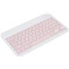 Vvikizy Tastiera Cordless da 10 Pollici, Tastiera per Tablet Antiscivolo Tastiera Portatile Ultrasottile con Tasti Silenziosi, Impermeabile per IOS (Roseo)