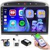Hikity 2+64G 9 Autoradio Android per Peugeot 308/408 2007-2015