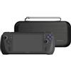 Skull & Co. GripCase Bundle for ROG Ally X: A Soft Protective Case with Textured Grips Full Protection and Stand, Shock-Absorption Non-Slip and Anti-Scratch Cover Design (with Carrying Case)- Black