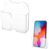 KQDRAVINE 2 Supporto Telefono, Supporti per Cellulari con fori per il Passaggio dei Cavi Dati, Mobile Phone Holder, Supporti da Parete per Cellulari Adatti per Camere da Letto e Soggiorni