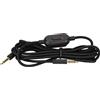 VBESTLIFE Cavo per Auricolari, per G PRO G PRO X G433 G233, Cavo per Auricolari in Tessuto Universale con Controllo del Volume(Nero)