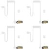 HYSHIKRA Sostituzione Covert Acoustic Air Coil Audio Tube Compatibile con Retevis Motorola Kenwood Baofeng Walkie Talkie, con Clip, Auricolare di Sicurezza (4 pezzi, Trasparente)
