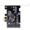 xiwai PCI-E 1X a 19Pin 20Pin USB 3.0 Intestazione Express Card, USB Pannello Frontale Adattatore VL805 per Computer Desktop Scheda Madre