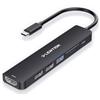 LENTION Hub USB C con HDMI 4K@60Hz, PD 100W, USB 3.0 e 2.0, Lettore di Schede SD/TF, Adattatore USB C a USB per MacBook Pro/Air 2026-2016, Nuovo iPad Pro, Surface, iPhone 17/16/15 Serie (Nero)