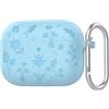 GIOPUEY Cover Compatibile con Airpods Pro 3 2025, Carino Divertente Cartone Animato TPU Silicone Custodia, Protettiva Case Cover con Gancio Portachiavi per Uomini Donne - blue