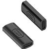 QIANRENON 240W USB4.0 C Femmina a Femmina Adattatore Accoppiatore 40Gbps USB4.0 Type C Presa a Presa Estensione Connettore, supporta PD240W/50V Carica 8K HD Audio/Video, per Estendere USB C Cavi, 2Pcs