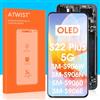 Atwist OLED Schermo LCD per Samsung Galaxy S22 Plus 5G S906 - per Samsung Galaxy S906B LCD Display Touch Screen Digitalizzatore Vetro Pannello Assemblaggio Riparazione con Cornice SM-S906B/DS SM-S906U