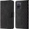 CaseGla Cover per Oppo A56 / A55 5G custodia portafoglio Nero | Blocco RFID, 3 scomparti carte, 1 tasca banconote, Chiusura magnetica, Supporto, Pelle PU flip cover per Oppo A16 4G
