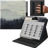 GOVTVA Custodia con doppio supporto per tablet Onyx Boox Go 7 / Boox Tablet Go Color 7 (Gen II/Gen I 2025/2024)/Boox Page Cover con Auto Sleep&Wake/Doppia cinghia da mano/chiusura magnetica (Misty