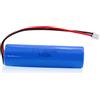 Sunkoo Batteria agli ioni di litio ricaricabile da 3,7 V, 2600 mAh, con connettore PH2.0 a 2 pin, ideale per elettronica fai da te, giocattoli, illuminazione e dispositivi Bluetooth