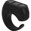 VBESTLIFE Controllo Remoto Bluetooth Page Turner, TikTok per Kindle App Remote Scrolling Ring Clicker, Bluetooth Video Shooting Ring Controller, per IOS, per Telefoni Android (Nero)