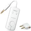 Sunitec Trasmettitore Bluetooth Per Tv, Adattatore Bluetooth Wireless Audio Jack Aux 3,5mm Aptx Bassa Latenza & Hd Hifi Per Aereo, Pc, Mp3, Amplificatore, Impiantostereo, Viaggi, Palestra, Bianco