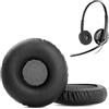HAIZEEN Aggiornato/Professionale Cuscinetti per cuffie per Blackwire C320 Compatibile con Plantronics Blackwire C320 USB Cuffie(Pelle proteica e Schiuma memory Cuscinetti di ricambio per cuffie)