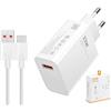Panlouting 33W Caricabatterie USB con Cavo di Ricarica da 1 Metro USB-C | Caricabatterie da Muro Caricabatterie Rapido Turbo Power Supply compatibile con Xiaomi Redmi Note 13/12/11/11S/9 Pro/10/10 Pro/10S/9T