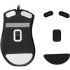 kwmobile Set Piedini di Ricambio per Mouse Compatibile con Razer DeathAdder V2 Mini Mouse - Gommini nero - per Maggiore Controllo e Scorrevolezza