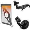 N NEWTOP Kit 2in1 Supporto Poggiatesta Ventosa T-B Universale per Tablet da 7 a 11 Pollici Schermo Ruotabile 360° Regolabile Auto Macchina Camper Camion Caravan Sedile Posteriore Cruscotto Robusto