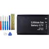 Vvsialeek LGIP-531A SBPL0090501 - Batteria compatibile per Envoy 2 UN160, Envoy 3 UN170, Saber UN200 T-Mobile B450, Cricket B460, AT&T B470, KU250 con toolkit 950 mAh