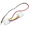 AABCOOLING C16 - cavo per collegare l'alimentazione al ventilatore con connettore 2/3/4 Pin da connettore adattatore per alimentazione 4 pin molex 12V DC