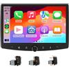 Eonon 10,1 pollici, Android 13 doppio DIN 6+64GB 4G LTE GPS SAT NAV CarPlay Android Auto Bluetooth WiFi EQ con telecamera posteriore Autoradio UX6SK-PLUS