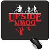 Fashion Graphic Tappetino Mouse da scrivania Mousepad Upside Down Sottosopra serie Tv 18x22cm Gadget (Nero stampa rossa)