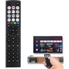 Dongnesi Telecomando universale Hisense per televisori Hisense, non richiede installazione, per Smart TV Hisens e 4K HDTV LCD LED (nero)