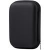 Zonadah 14 x 10 x 4 cm, custodia impermeabile per hard disk da viaggio, borsa da viaggio universale, per piccoli dispositivi elettronici e accessori, colore nero