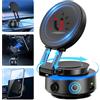 Foluu Supporto magnetico per telefono da auto, estensibile+interruttore touch, girevole a 360°, supporto magnetico su entrambi i lati e assorbimento sottovuoto, per parabrezza, cruscotto, cucina,