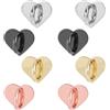 Gosknor 8pz Cuore Supporto Ad Anello per Telefono, Grazioso Anello Cellulare Adesivo Impugnatura Smartphone Phone Ring Holder per Custodie Cellulari Tablet Accessori Fai da Te (4 Colori)