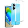 REY Cover in Gel TPU Trasparente per ZTE Blade V40 Design, Ultra Sottile 0,33 mm, Morbido Flessibile, Custodia Silicone