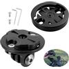 Kalexion Supporto per computer da bicicletta Gopro per Garmin - Adattatore universale Combo per Gopro, adatto per Garmin Edge supporto per bicicletta, supporto per fotocamera, distanza tra i fori 22 mm (spina