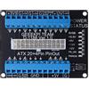 GeeekPi Adattatore modulo scheda di breakout per alimentatore ATX DC a 24/20 pin, modulo breakout blocco terminale a vite per computer PC