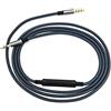 ABLET Cavo di ricambio compatibile con cuffie AKG Y45BT, Y50, Y40, Y55, K845BT, K840KL, con controllo del volume e microfono per telefoni Samsung Galaxy, Sony, Xiaomi, Huawei, Android