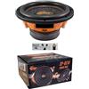 Generico KIT SET PER SP AUDIO SP-8CW SP8CW 20 1 subwoofer 20 cm 200 mm 8 diametro, doppia bobina, dvc 2+2 ohm, 200 watt rms 400 watt max, cofano, bagagliaio, auto, car, 1 pezzo + 3 sticker omaggio