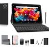 ANTEMPER Tablet 10 Pollici, 2024 Newest Android 13 Tablet PC, Octa-Core 16GB RAM+128GB ROM (1TB TF), 5G WiFi, Bluetooth 5.0, GPS, Tablet 2 in 1 con Tastiera, Penna, Mouse, Nero