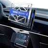 LANGBEAN 15,4 + 8 Pellicola Schermo Matte per Tesla Model Y Juniper, 9H Vetro Temperato per Model 3 Highland, 2 Pezzi Proteggi Schermo per Display Anteriore e Posteriore con Kit Allineamento