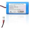Acxilexy Batteria Ricaricabile Agli Ioni di Litio da 3.7V 5600mAh JST-PH 2.0mm 2Pin Plug per Altoparlante Bluetooth, Macchina POS, Illuminazione, Router, Bilancia Elettronica, Altoparlante e Così via
