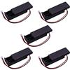 DIYmalls Custodia per batterie AAA da 3V con interruttore on/off PH2.0 maschio, cavo connettore maschio 14 cm per Arduino Microbit (confezione da 5)