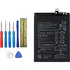 Vvsialeek Batteria di ricambio compatibile HB396285ECW per Huawei P20 EML-AL00 3300 mAh con toolkit