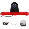 CAMECHO Luce di Stop Telecamera Posteriore HD Visione Notturna IP67 Telecamera impermeabile per Fiat Ducato Peugeot Boxer 2006-2018 Terza Luce Stop con Grandangolo 140° 12V Connessione Cablata 10M